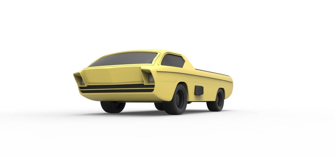 Diecast model Dodge Deora 1967 Scale 1:24 3D Print 246800 Diecast model Dodge Deora 1967 Scale 1:24 3D Print 246800