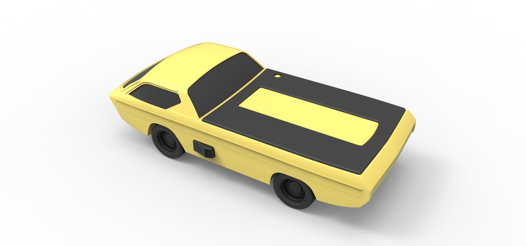 Diecast model Dodge Deora 1967 Scale 1:24 3D Print 246806 Diecast model Dodge Deora 1967 Scale 1:24 3D Print 246806