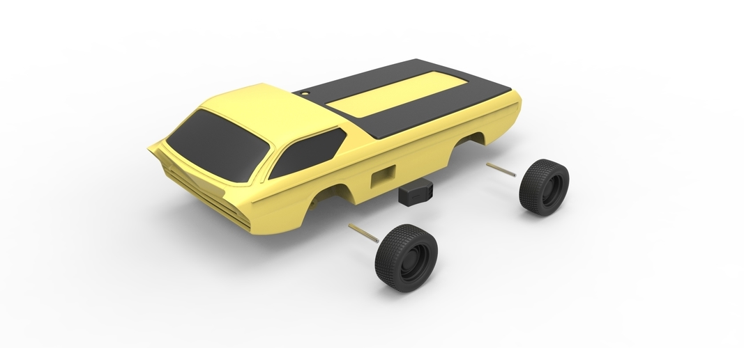 Diecast model Dodge Deora 1967 Scale 1:24 3D Print 246812 Diecast model Dodge Deora 1967 Scale 1:24 3D Print 246812