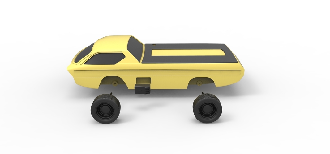 Diecast model Dodge Deora 1967 Scale 1:24 3D Print 246813 Diecast model Dodge Deora 1967 Scale 1:24 3D Print 246813
