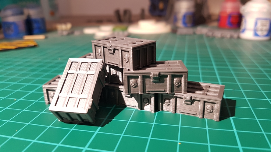 Tabletop crate 3D Print 246892 Tabletop crate 3D Print 246892