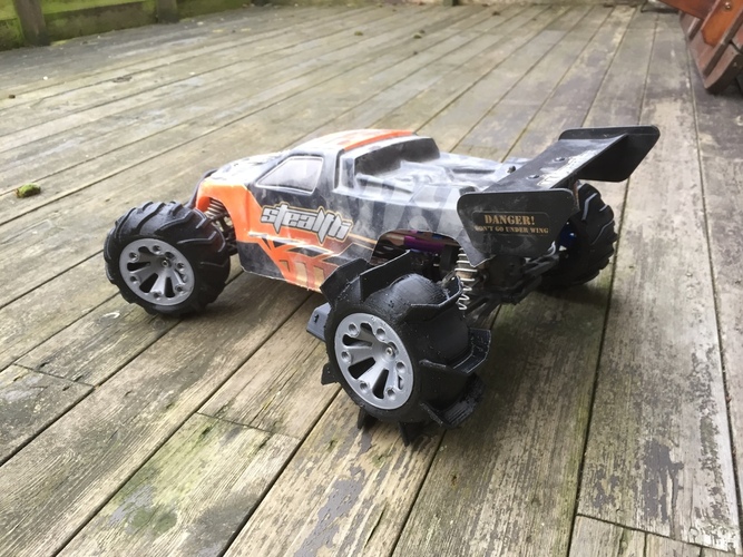 Set of wheels for OpenRC Truggy 3D Print 24702