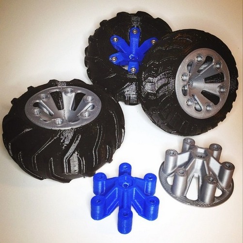 Set of wheels for OpenRC Truggy 3D Print 24704