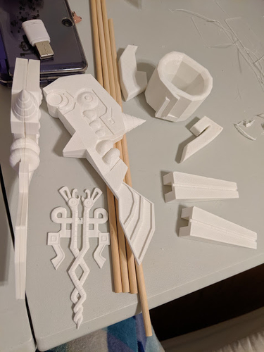 True Form Midna Hairtie and Antenna pieces 3D Print 247066 True Form Midna Hairtie and Antenna pieces 3D Print 247066