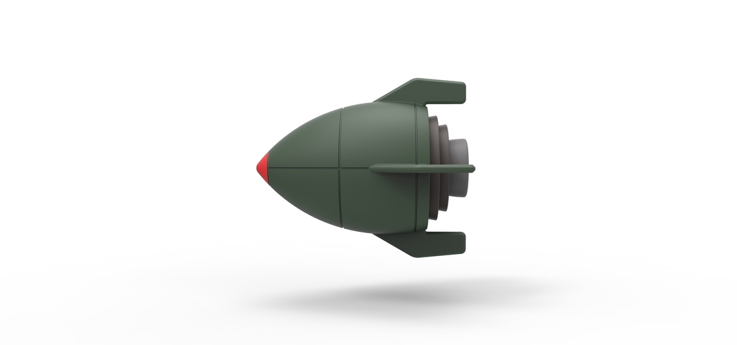 Toy Rocket 3D Print 247080 Toy Rocket 3D Print 247080