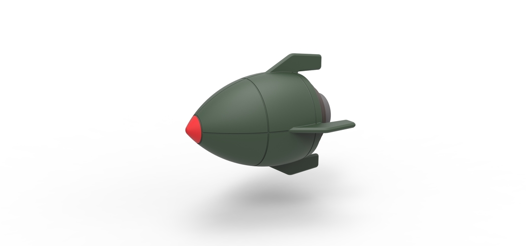 Toy Rocket 3D Print 247081 Toy Rocket 3D Print 247081