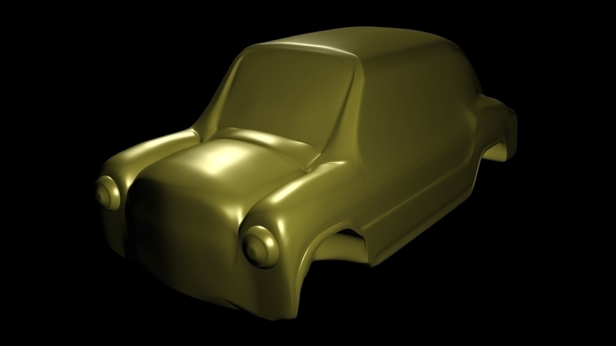 fiat 600 car toy classic argentinian 3D Print 247191 fiat 600 car toy classic argentinian 3D Print 247191