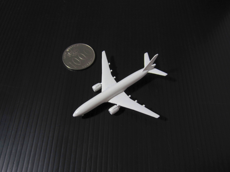 Boeing 777-200, scale 1:1000