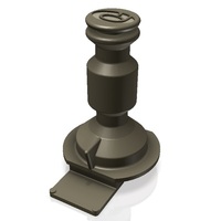 Makerbot Low friction spool holder for glass marbles, prints wit - Thumbnail 2