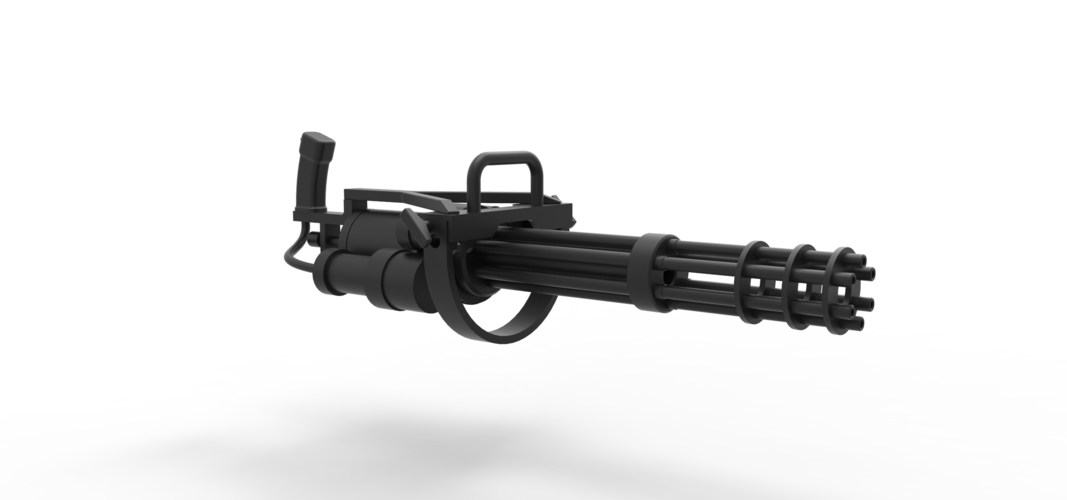 Diecast model Machine gun M134 Scale 1:4 3D Print 247342 Diecast model Machine gun M134 Scale 1:4 3D Print 247342
