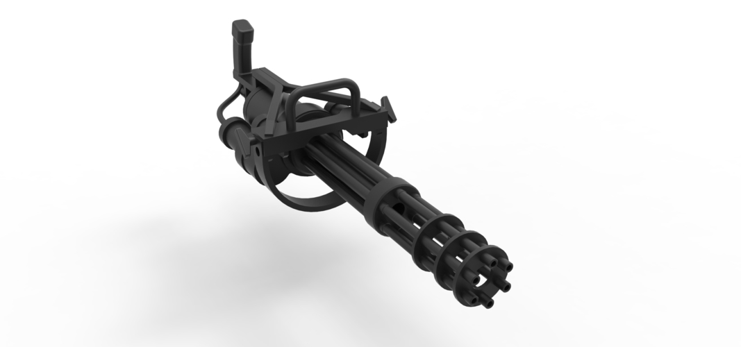 Diecast model Machine gun M134 Scale 1:4 3D Print 247343 Diecast model Machine gun M134 Scale 1:4 3D Print 247343
