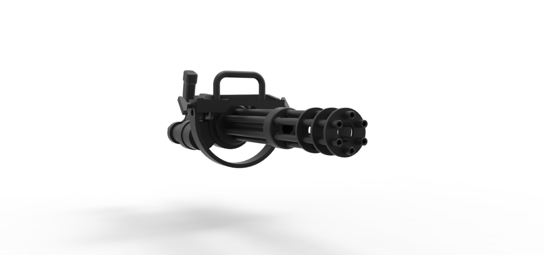 Diecast model Machine gun M134 Scale 1:4 3D Print 247344 Diecast model Machine gun M134 Scale 1:4 3D Print 247344