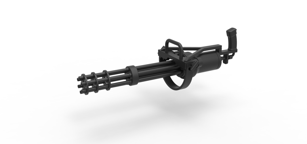 Diecast model Machine gun M134 Scale 1:4 3D Print 247347 Diecast model Machine gun M134 Scale 1:4 3D Print 247347