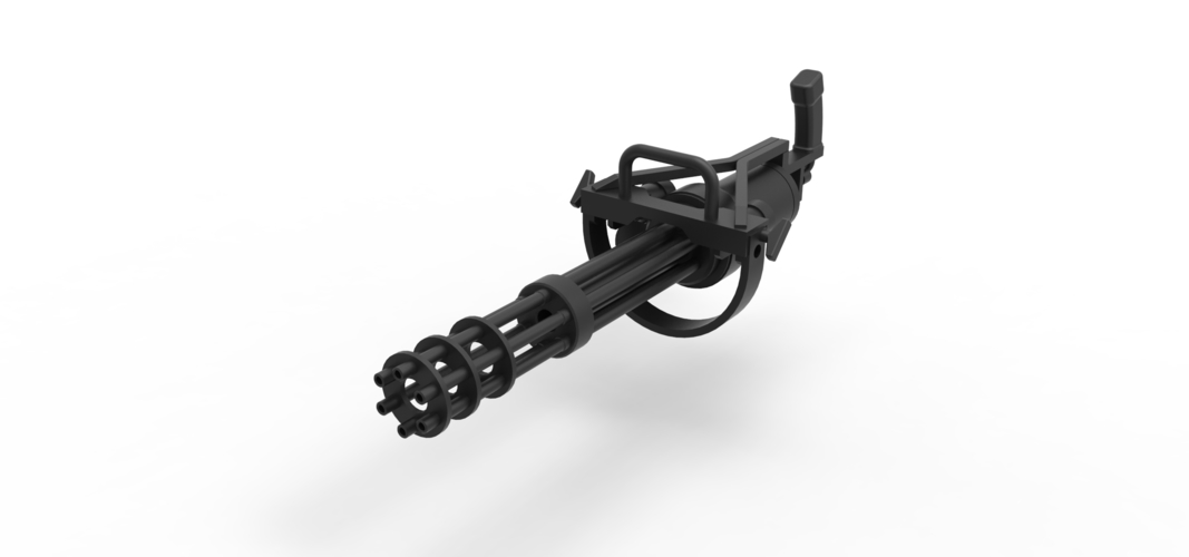 Diecast model Machine gun M134 Scale 1:4 3D Print 247349 Diecast model Machine gun M134 Scale 1:4 3D Print 247349