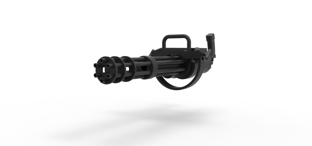 Diecast model Machine gun M134 Scale 1:4 3D Print 247350 Diecast model Machine gun M134 Scale 1:4 3D Print 247350