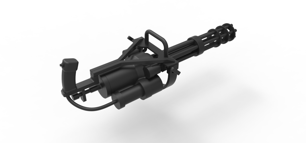 Diecast model Machine gun M134 Scale 1:4 3D Print 247356 Diecast model Machine gun M134 Scale 1:4 3D Print 247356