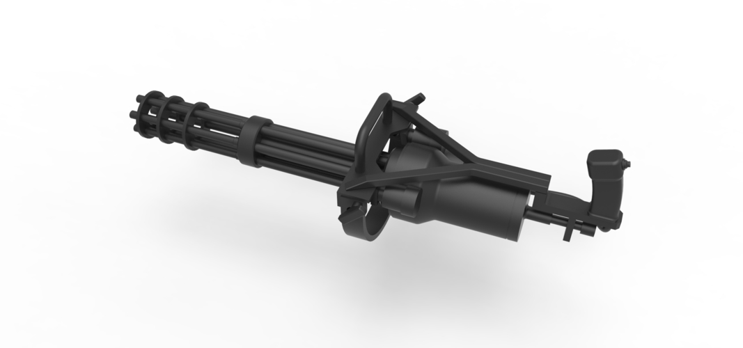 Diecast model Machine gun M134 Scale 1:4 3D Print 247360 Diecast model Machine gun M134 Scale 1:4 3D Print 247360