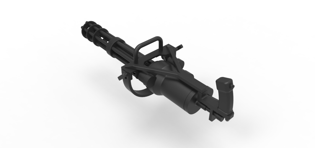 Diecast model Machine gun M134 Scale 1:4 3D Print 247361 Diecast model Machine gun M134 Scale 1:4 3D Print 247361