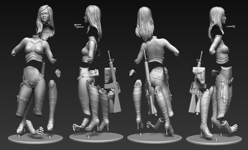 Baroness 3D Print 247404
