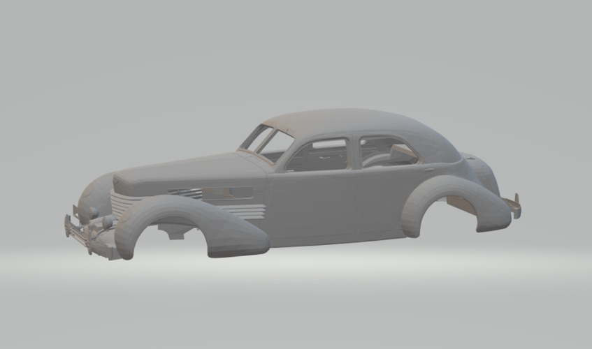 Cord_812_Charged_Beverly_Sedan_1937 3D Print 247505 Cord_812_Charged_Beverly_Sedan_1937 3D Print 247505
