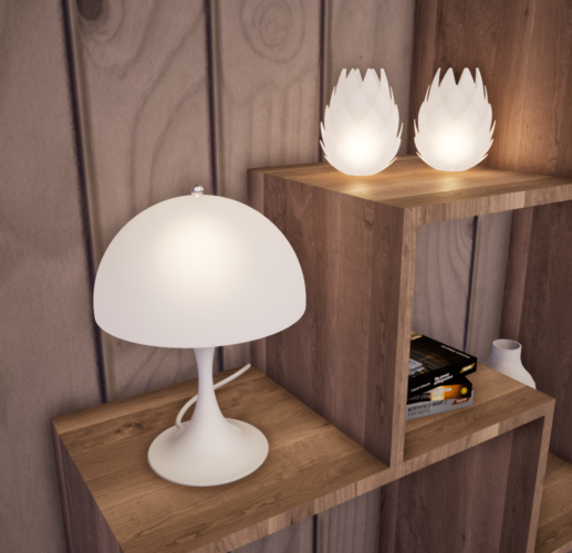 Panthella Table Lamp 3D Print 247519