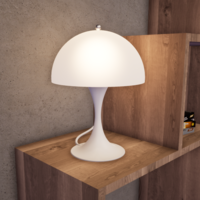 Small Panthella Table Lamp 3D Printing 247520