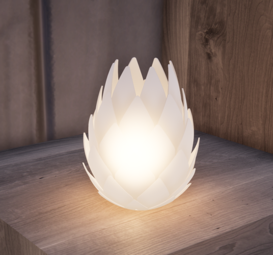 Pine Cone Tealight Candle Holder 3D Print 247521