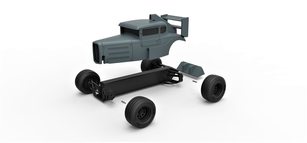 Diecast model Hot rod Formula One Scale 1:24 3D Print 247674 Diecast model Hot rod Formula One Scale 1:24 3D Print 247674