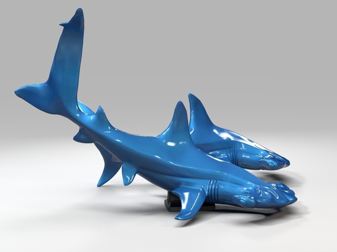 Hammerhead shark 3D Print 247717 Hammerhead shark 3D Print 247717