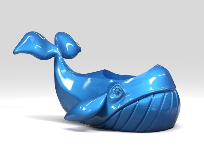 Whale Flowerpot 3D Print 247744 Whale Flowerpot 3D Print 247744