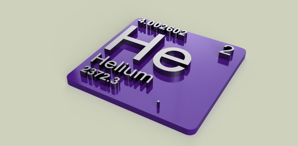 Periodic Table of Elements s-block chemistry - stl file 3D Print 247906 Periodic Table of Elements s-block chemistry - stl file 3D Print 247906