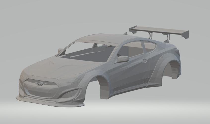 hyundai genesis slot car 3D Print 247973 hyundai genesis slot car 3D Print 247973