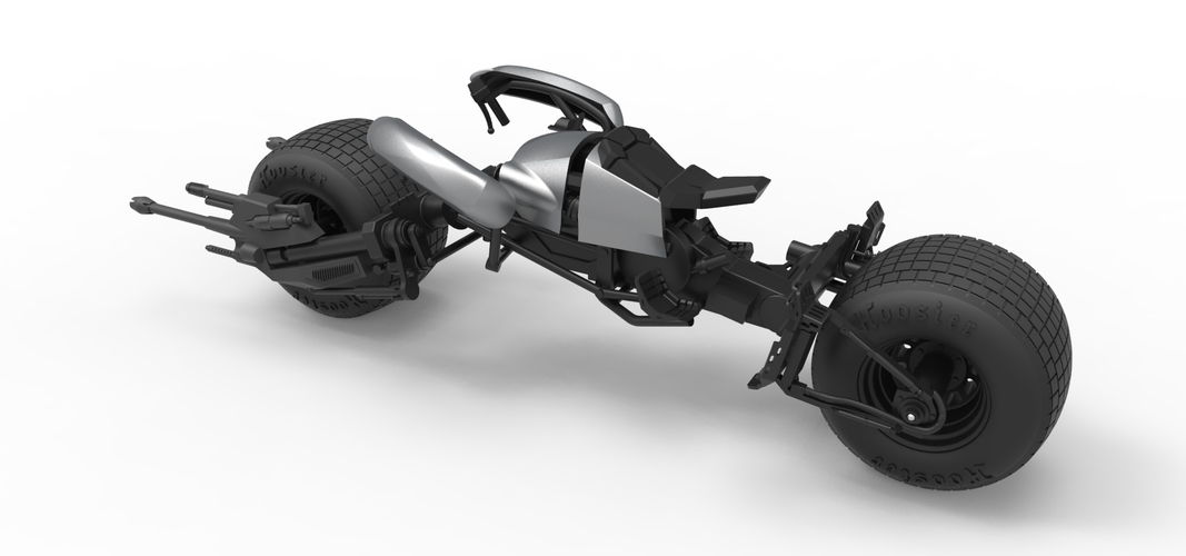 Diecast model Batpod from the movie The Dark Knight Scale 1:12 3D Print 248012 Diecast model Batpod from the movie The Dark Knight Scale 1:12 3D Print 248012