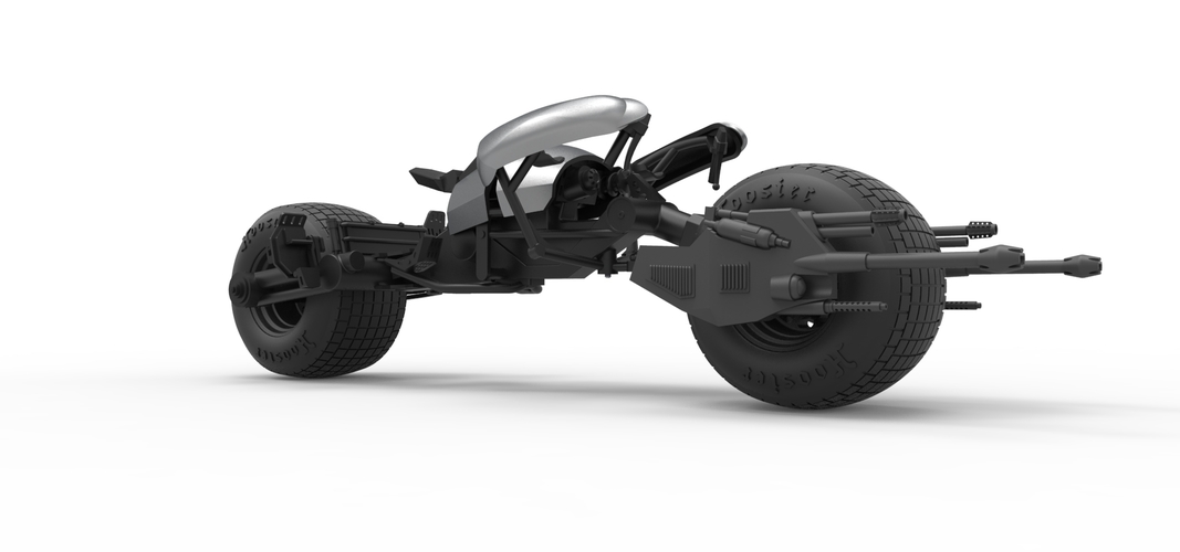 Diecast model Batpod from the movie The Dark Knight Scale 1:12 3D Print 248022 Diecast model Batpod from the movie The Dark Knight Scale 1:12 3D Print 248022