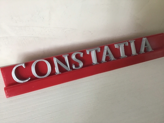 CONSTANTIA font uppercase 3D letters STL file 3D Print 248077 CONSTANTIA font uppercase 3D letters STL file 3D Print 248077