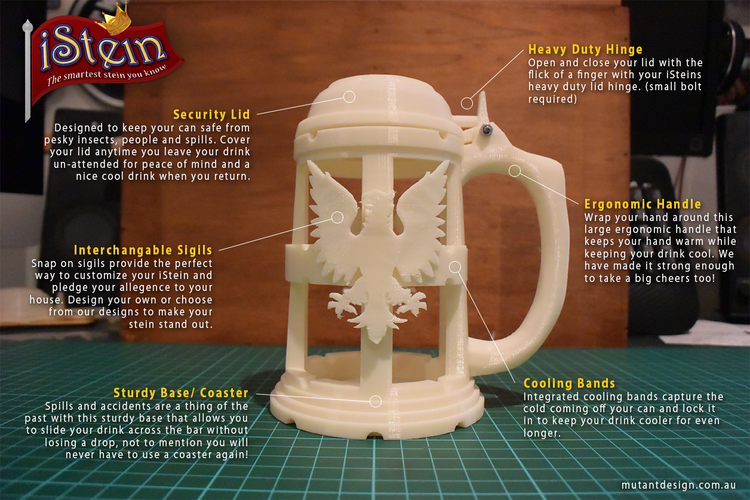iStein Drink Caddy 3D Print 24808