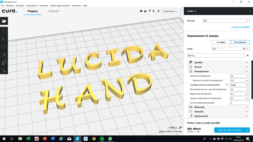 LUCIDA HANDWRITING font lowercase 3D letters STL file 3D Print 248095 LUCIDA HANDWRITING font lowercase 3D letters STL file 3D Print 248095