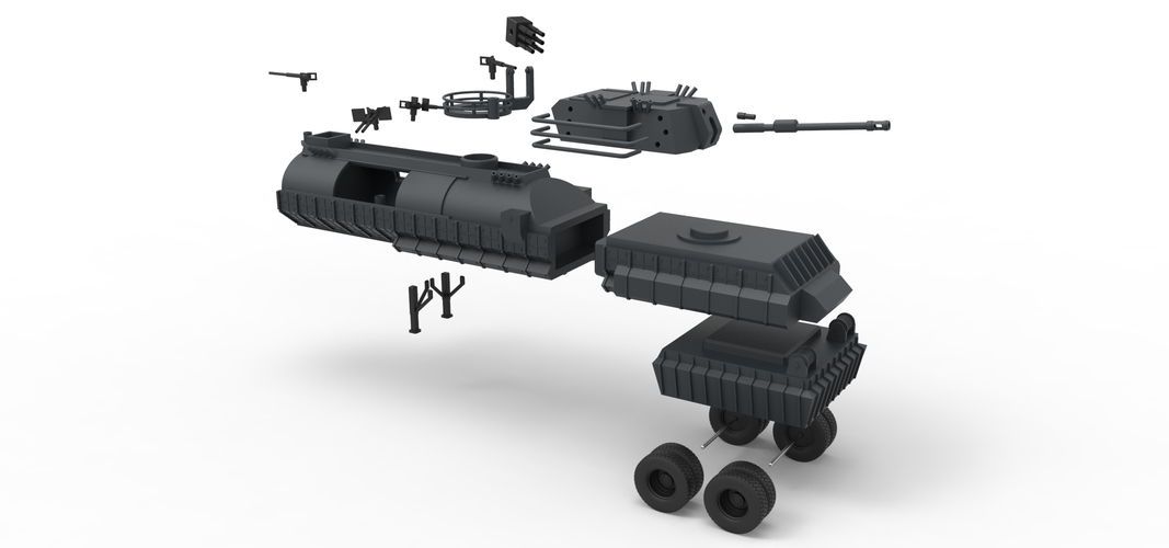 Diecast model Dreadnought from the movie Death race Scale 1:43 3D Print 248143 Diecast model Dreadnought from the movie Death race Scale 1:43 3D Print 248143