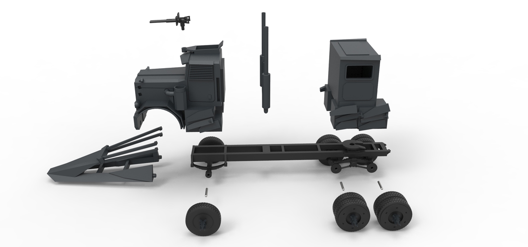 Diecast model Dreadnought from the movie Death race Scale 1:43 3D Print 248165 Diecast model Dreadnought from the movie Death race Scale 1:43 3D Print 248165