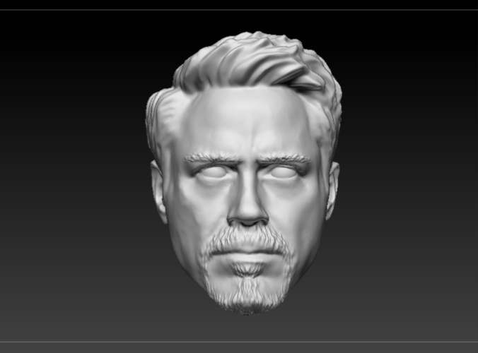Head Tony Stark 3D Print 248230 Head Tony Stark 3D Print 248230