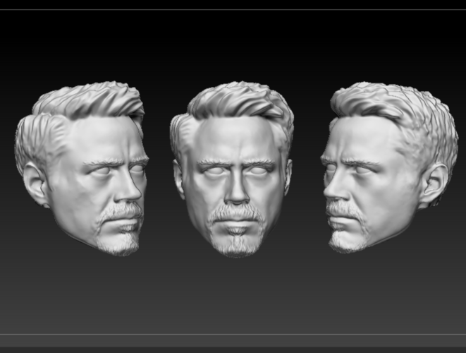 Head Tony Stark 3D Print 248233 Head Tony Stark 3D Print 248233