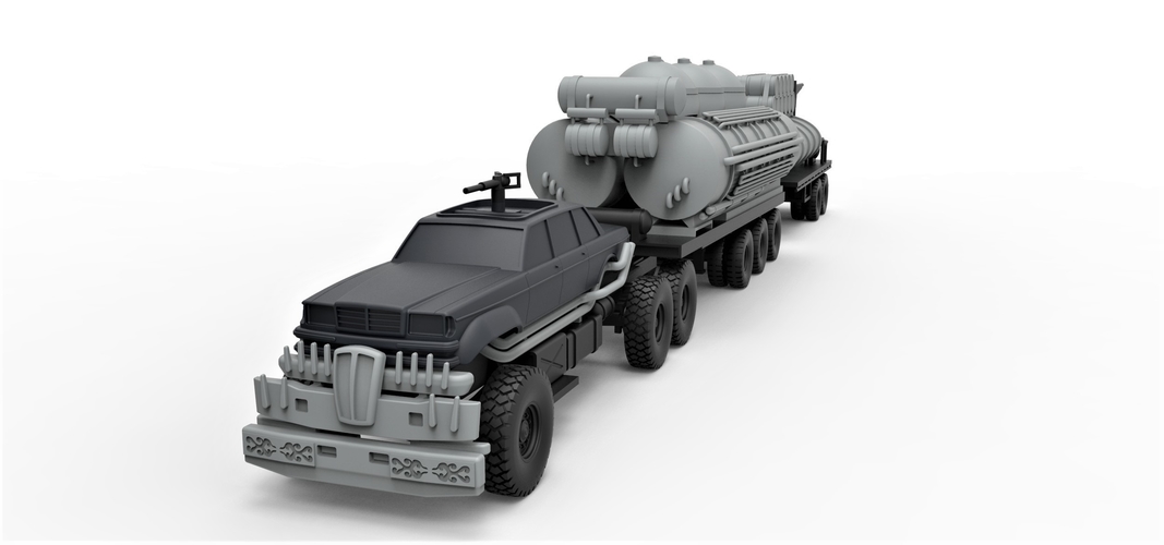 Diecast model truck from Mad Max Fury road Scale 1:43 3D Print 248273 Diecast model truck from Mad Max Fury road Scale 1:43 3D Print 248273