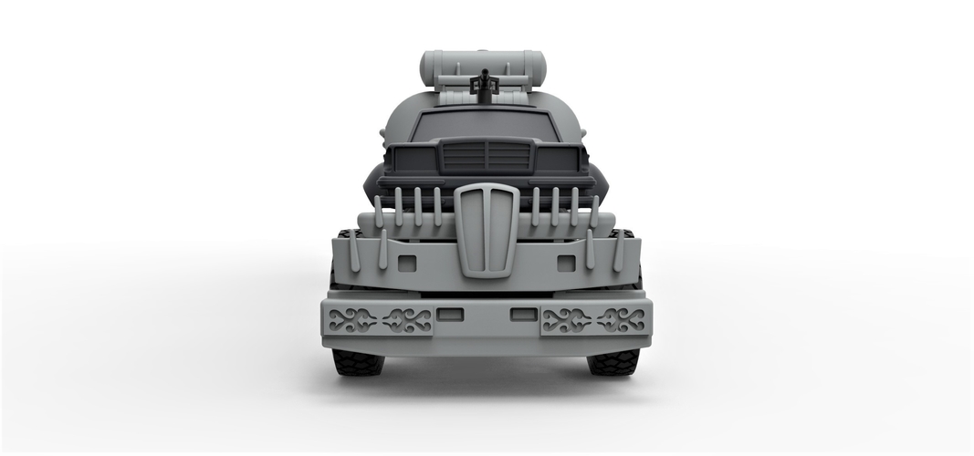 Diecast model truck from Mad Max Fury road Scale 1:43 3D Print 248276 Diecast model truck from Mad Max Fury road Scale 1:43 3D Print 248276