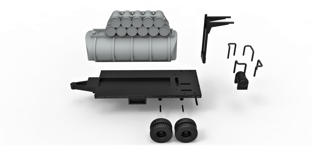 Diecast model truck from Mad Max Fury road Scale 1:43 3D Print 248292 Diecast model truck from Mad Max Fury road Scale 1:43 3D Print 248292