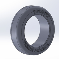 Small Thurbolt custom tire & rim 1 3D Printing 248294