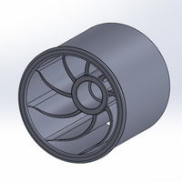 Small  wider version of thurbolt custom rim 1 3D Printing 248297