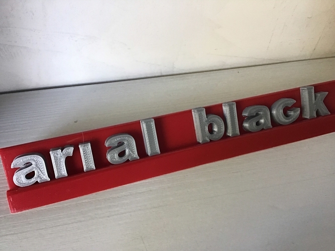 ARIAL BLACK font uppercase and lowercase 3D letters STL file 3D Print 248379 ARIAL BLACK font uppercase and lowercase 3D letters STL file 3D Print 248379