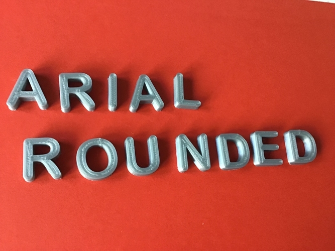 ARIAL ROUNDED font uppercase and lowercase 3D letters STL file 3D Print 248385 ARIAL ROUNDED font uppercase and lowercase 3D letters STL file 3D Print 248385