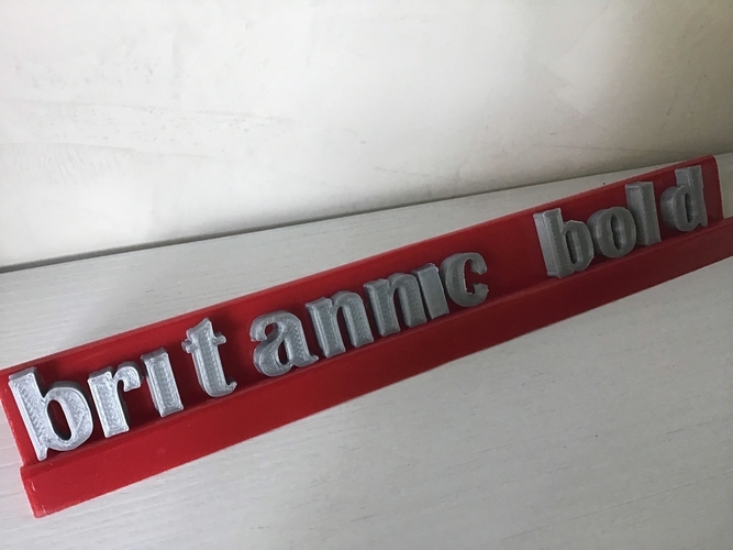 BRITANNIC BOLD font uppercase and lowercase 3D letters STL file 3D Print 248394 BRITANNIC BOLD font uppercase and lowercase 3D letters STL file 3D Print 248394
