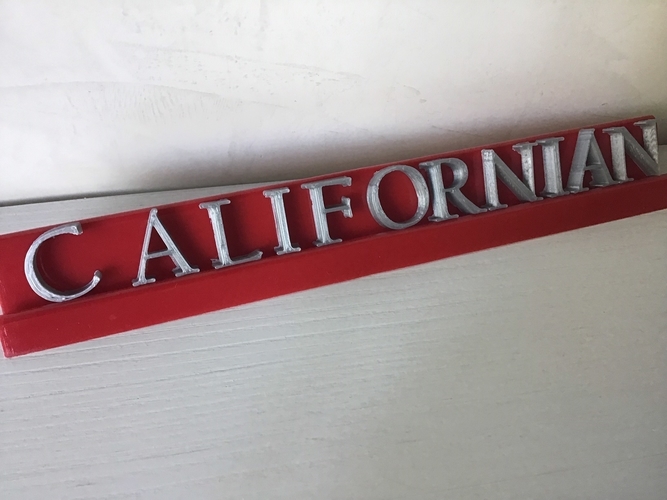 CALIFORNIAN font uppercase and lowercase 3D letters STL file 3D Print 248397 CALIFORNIAN font uppercase and lowercase 3D letters STL file 3D Print 248397